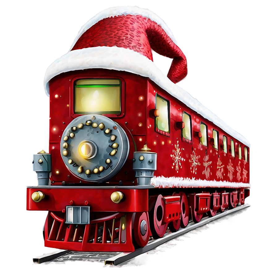 Festive Holiday Train Png Syn91