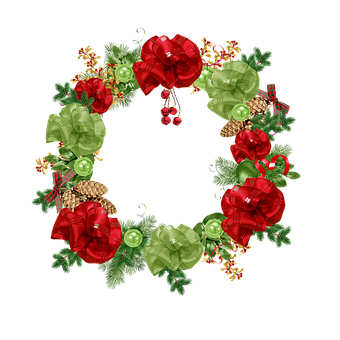 Festive Holiday Wreath Design