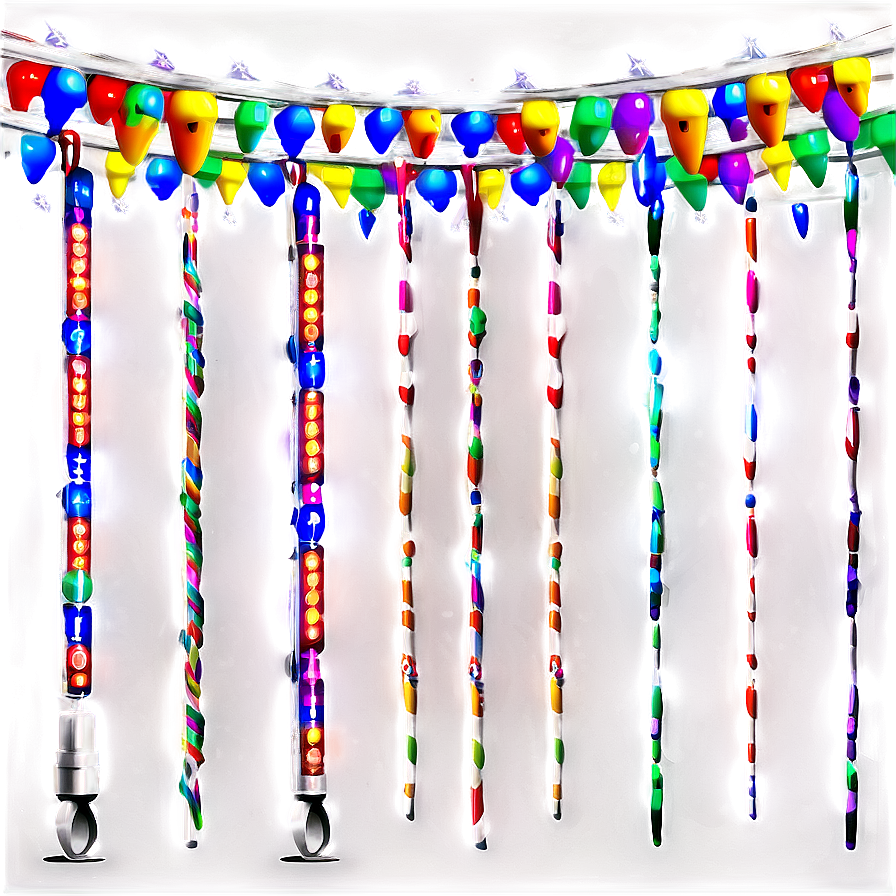 Festive House Party Lights Png Baf