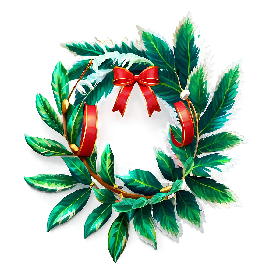 Festive Laurel Decoration Png Nmh