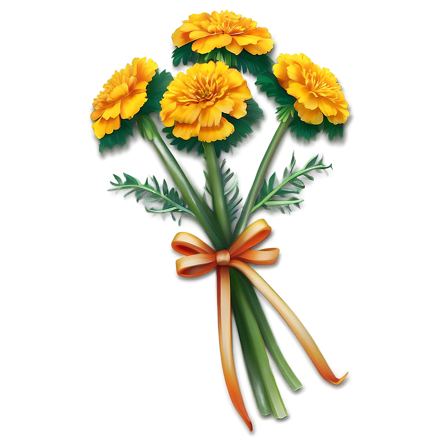 Festive Marigolds Png Ita