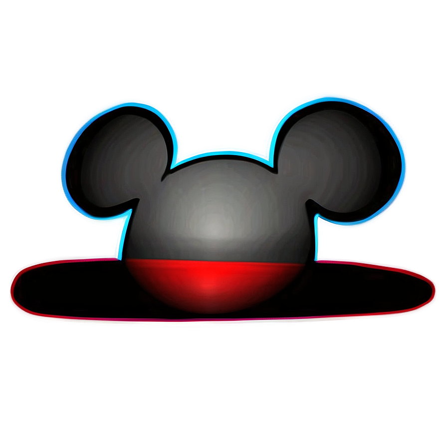 Festive Mickey Mouse Silhouette Png 06202024