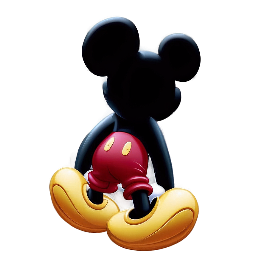 Festive Mickey Mouse Silhouette Png Iey67