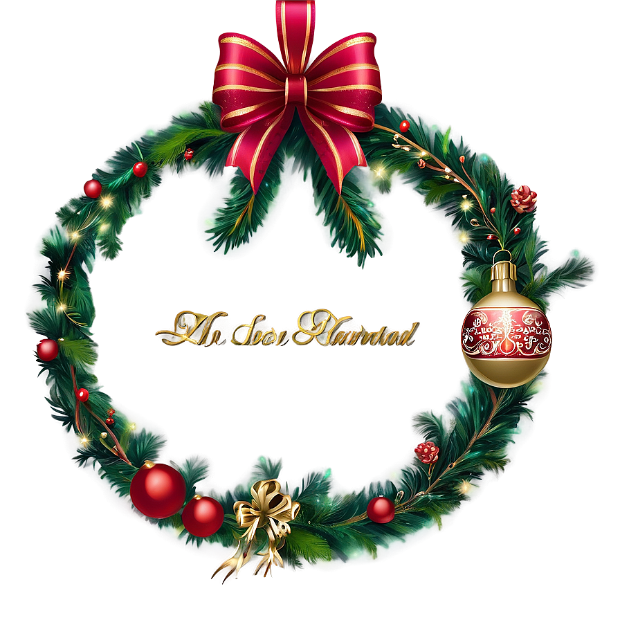 Festive Noel Garland Png 7