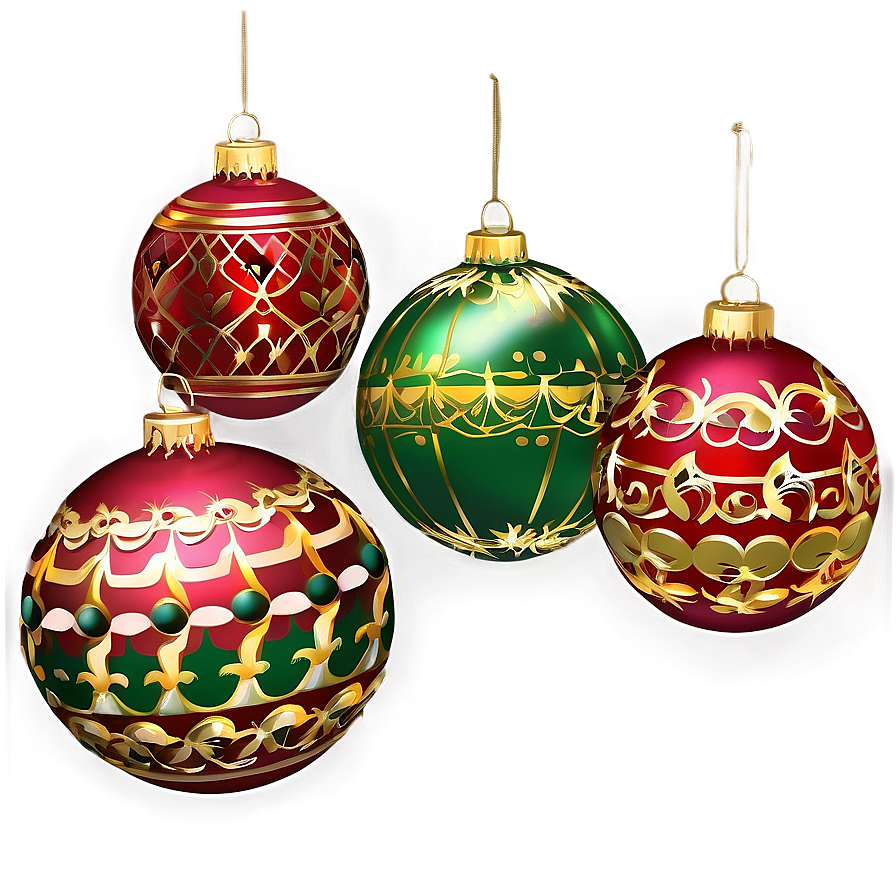 Festive Ornaments Png 85