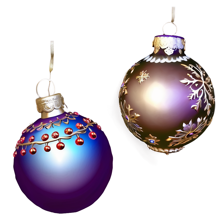 Festive Ornaments Png Hqk2