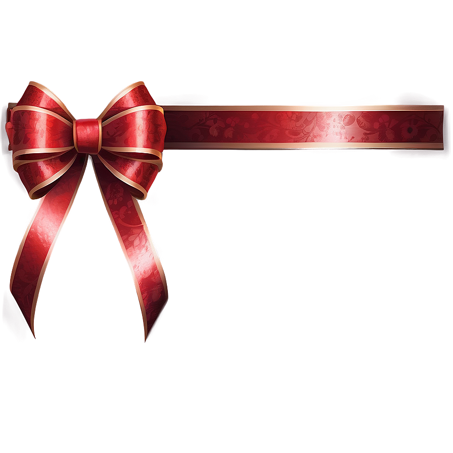 Festive Red Bow Png Nsf