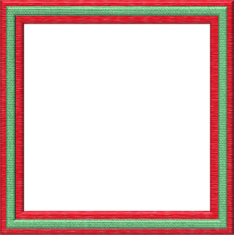 Festive Red Green Frame