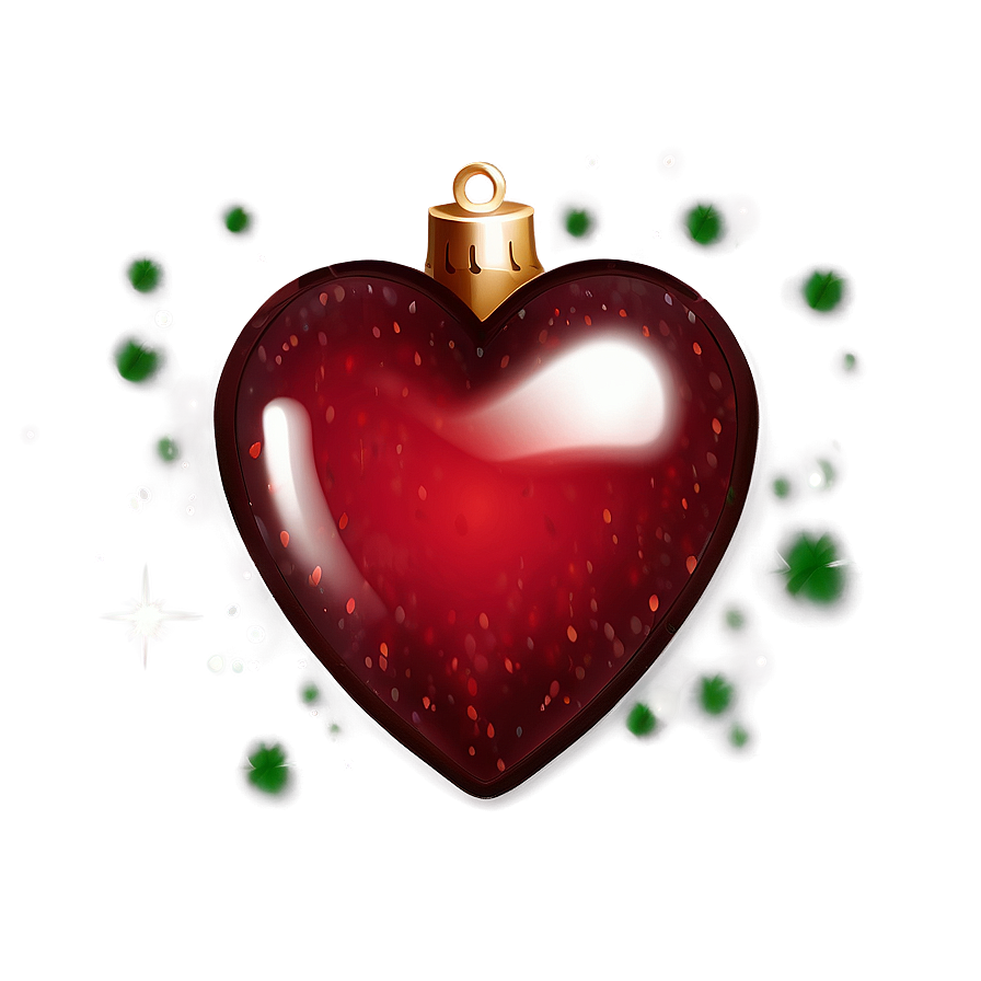 Festive Red Heart Emoji Png 06262024