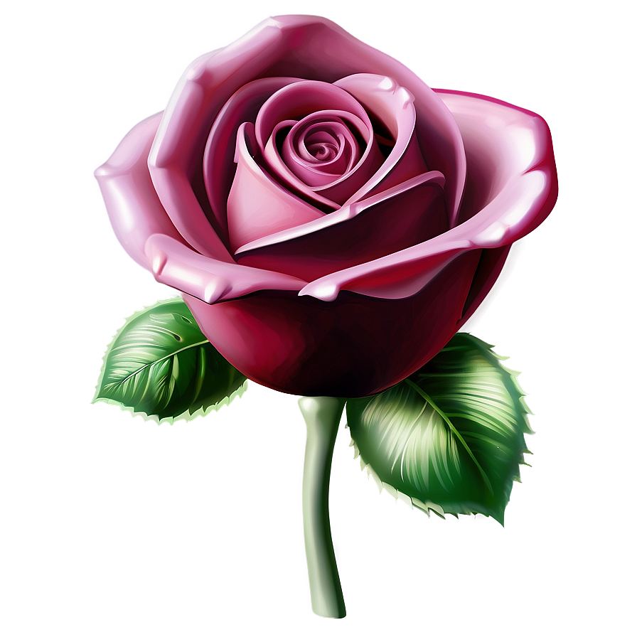 Festive Rose Clipart Png 06272024