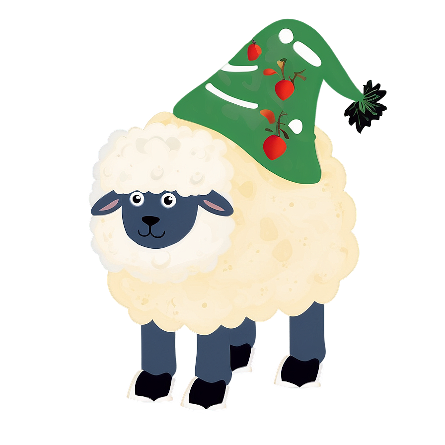 Festive Sheep Png Fpv35