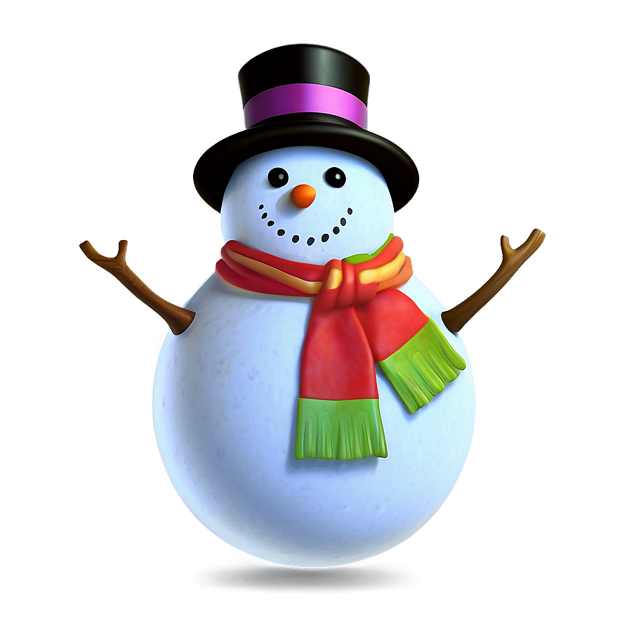 Festive Snowman Decoration Png 39