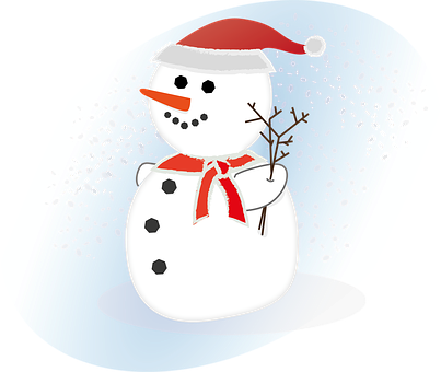 Festive Snowman Illustration