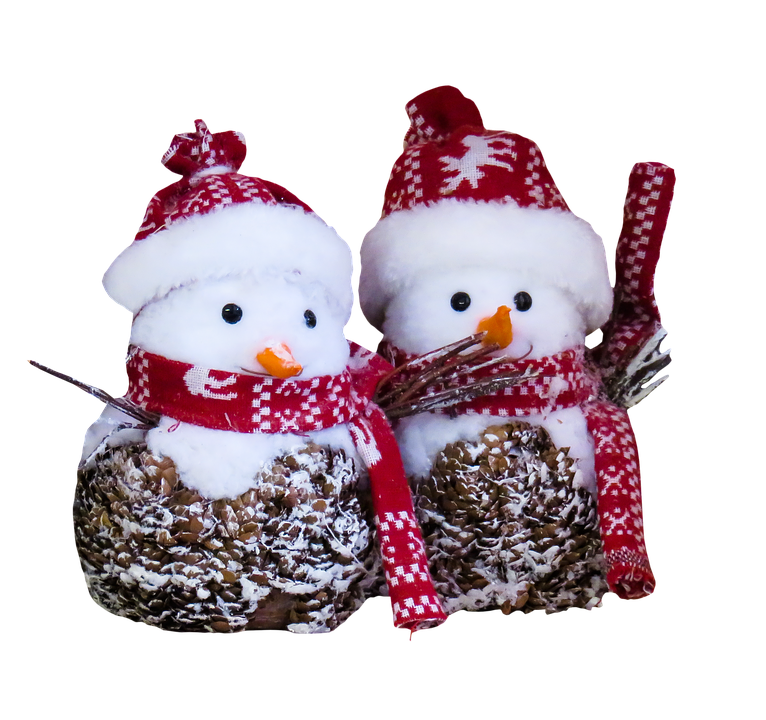 Festive Snowmen Figurines