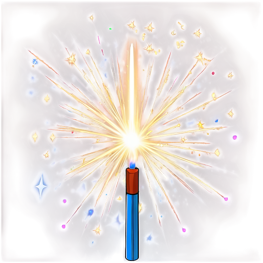 Festive Sparklers Light Png 06242024