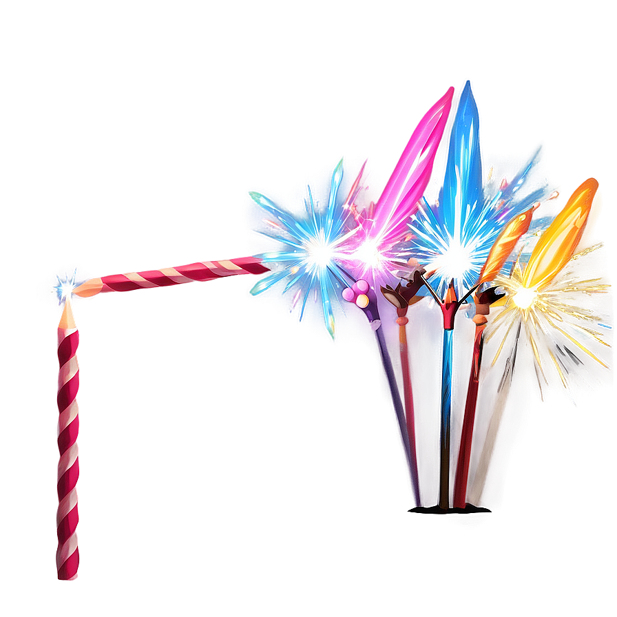 Festive Sparklers Light Png 48