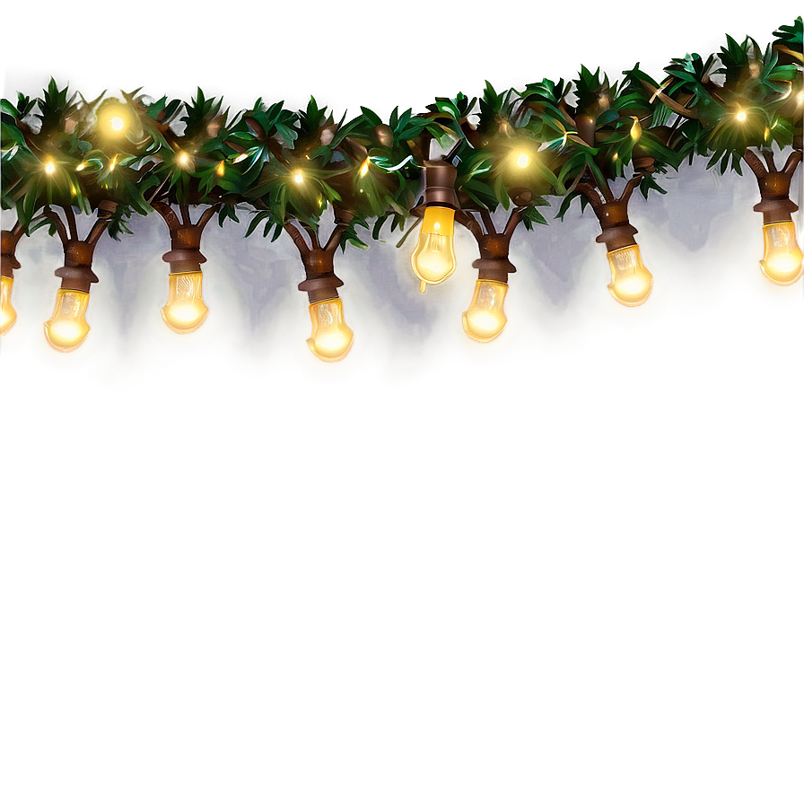 Festive String Lights Png 38