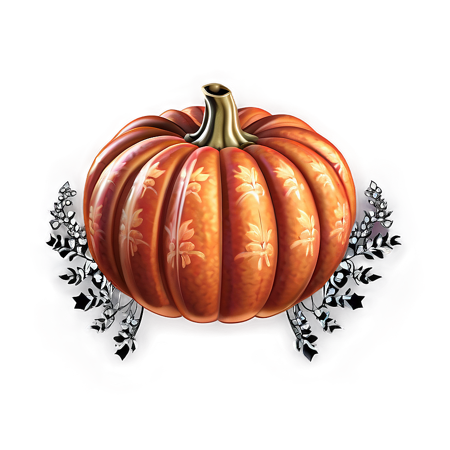 Festive Thanksgiving Pumpkin Png 05242024