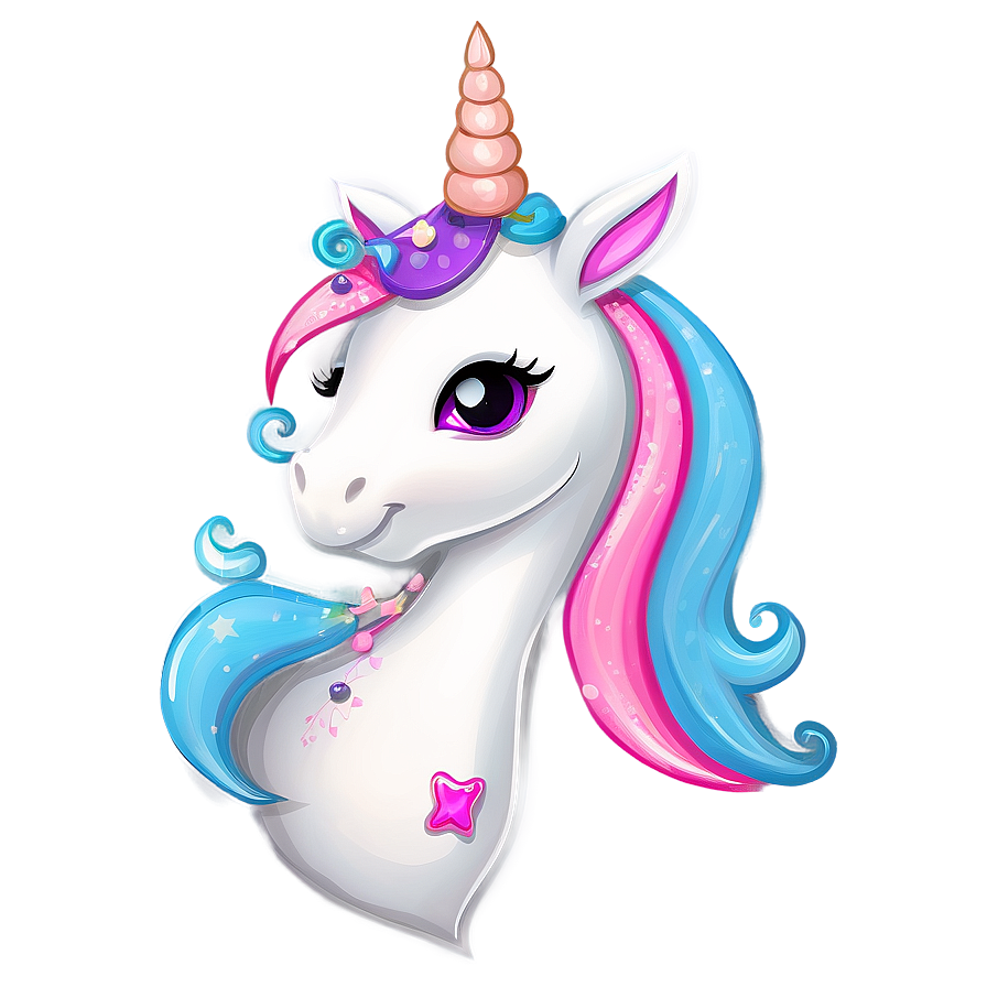 Festive Unicorn Clipart Png Gyk86