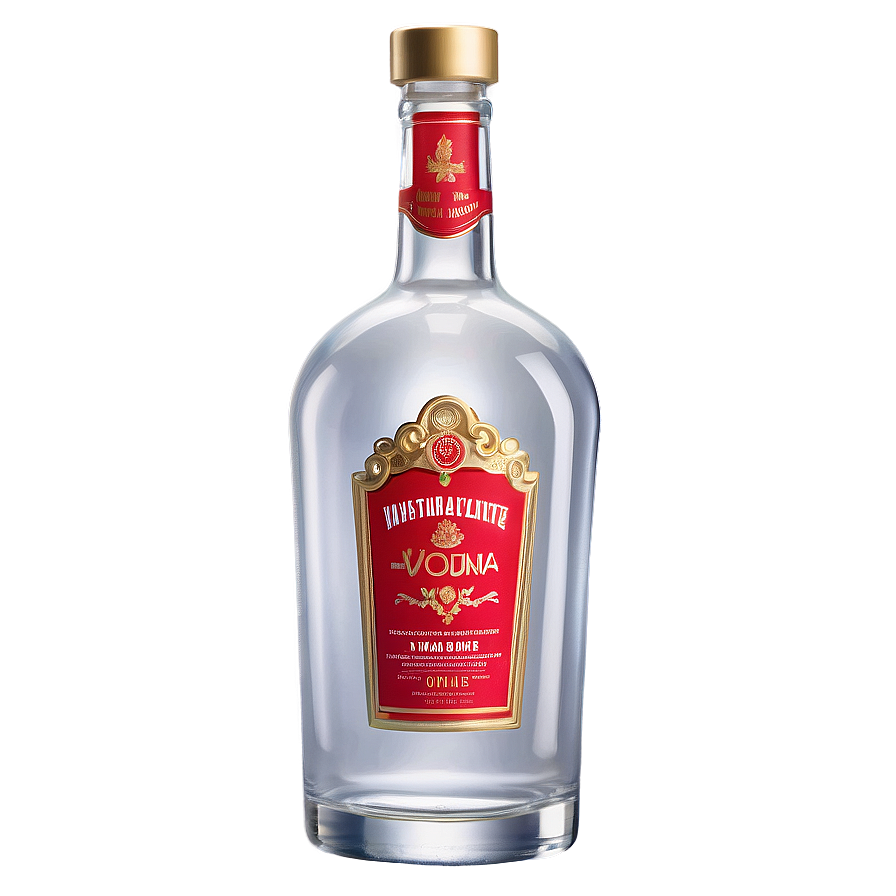 Festive Vodka Bottle Png Nba75