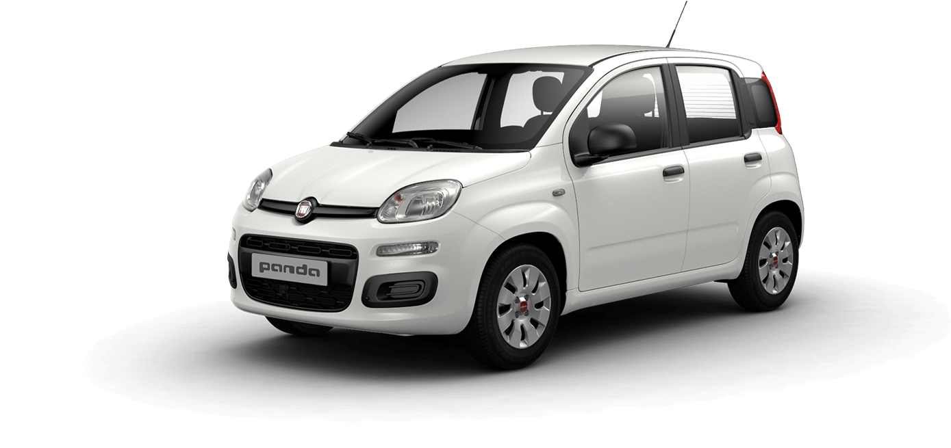 Fiat Panda White Studio View