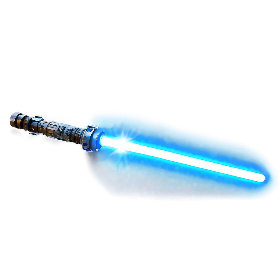 Fierce Blue Lightsaber Battle Png 06262024