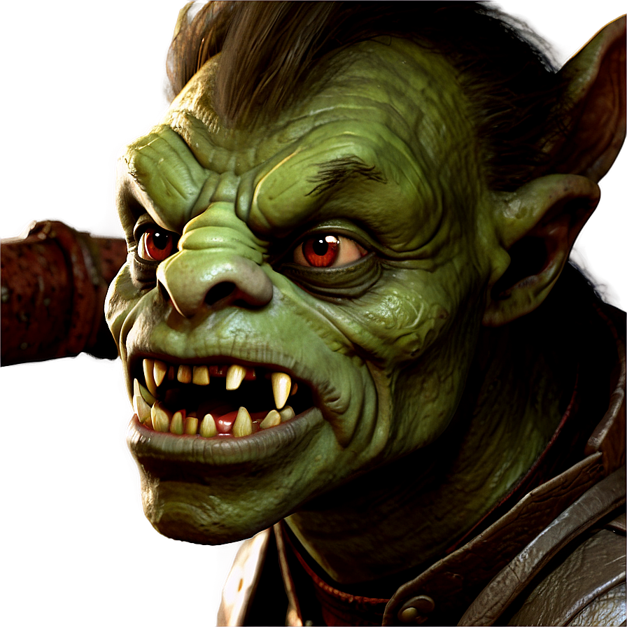 Fierce Goblin Warrior Png 05252024