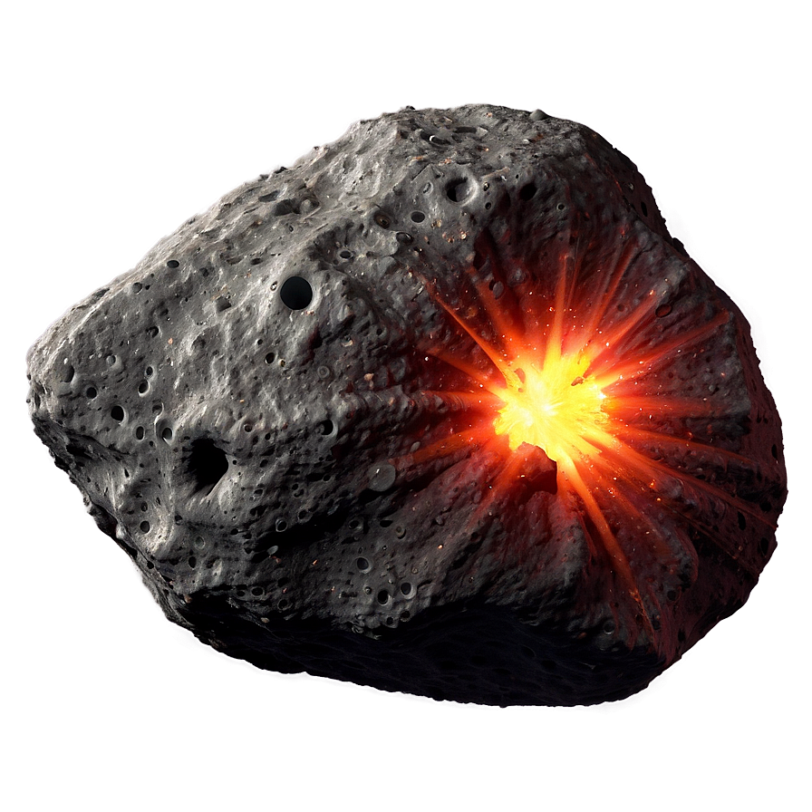 Fiery Asteroid Png Wxf