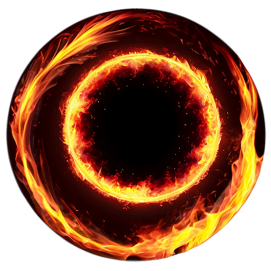 Fiery Circle Effect Png Nmu