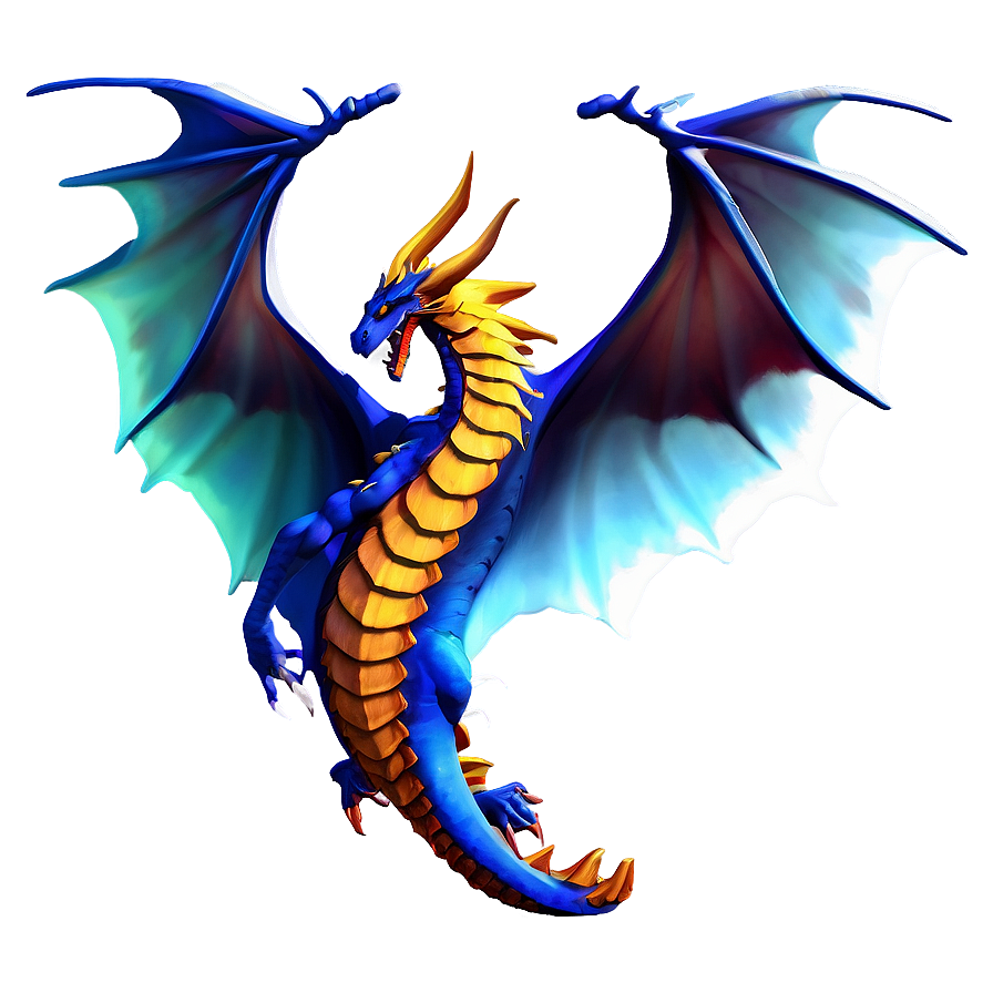 Fiery Dragon Wings Graphic Png 06122024