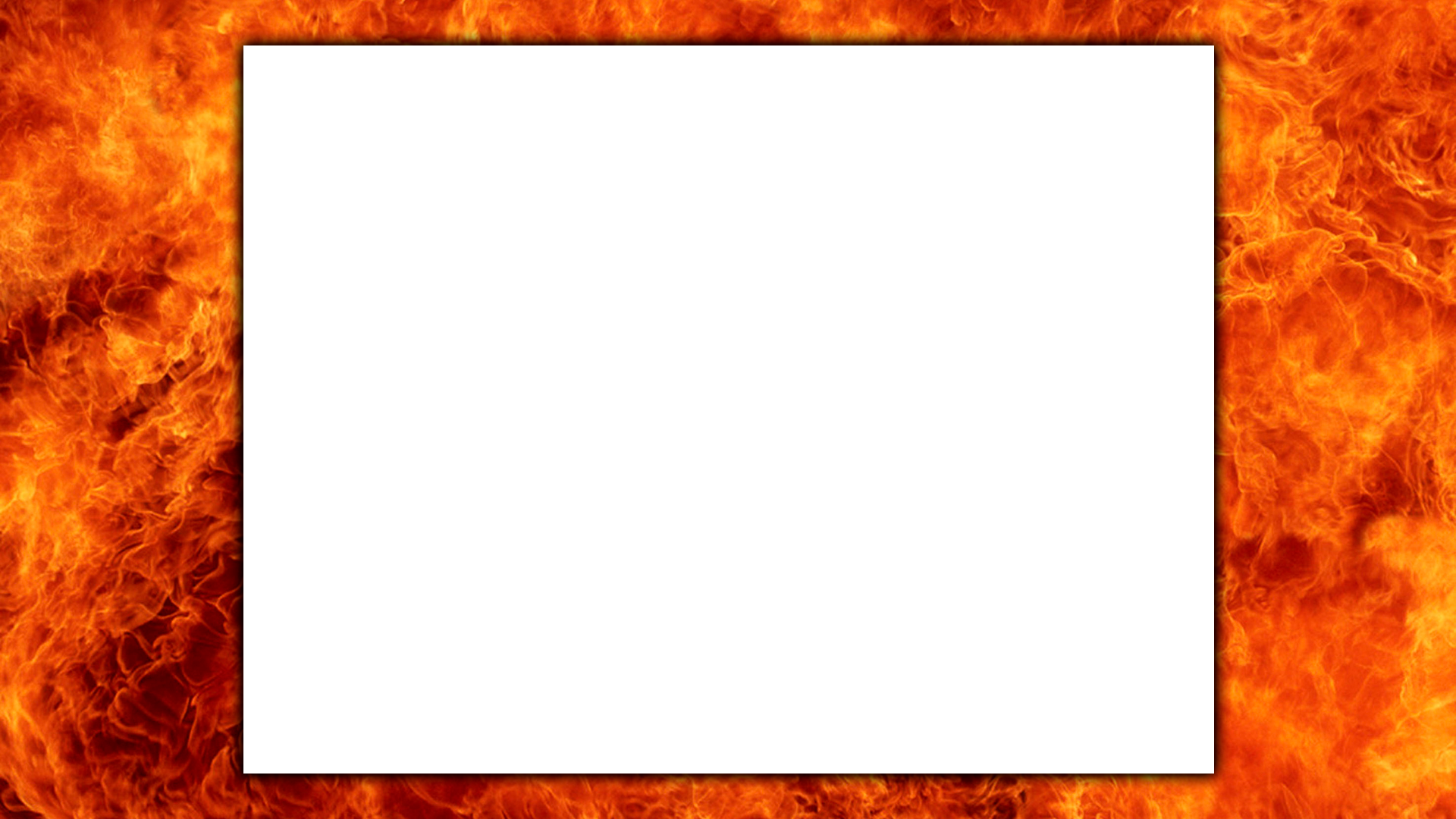 Fiery Frame Background