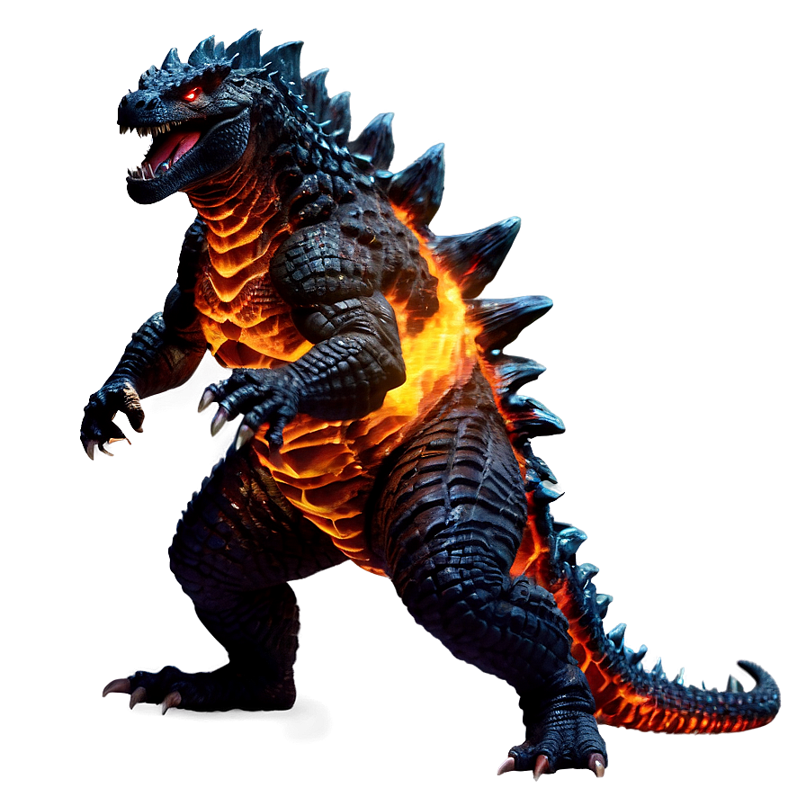 Fiery Godzilla Png Pvy84