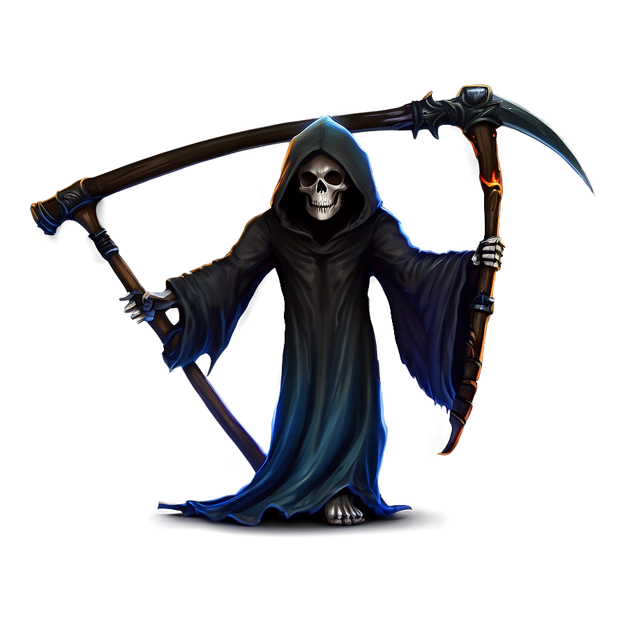 Fiery Grim Reaper Png 13
