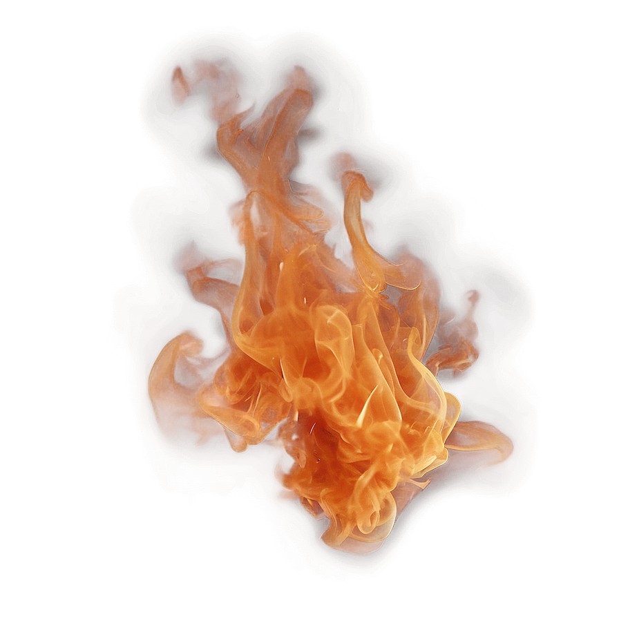 Fiery Orange Smoke Texture Png 06262024