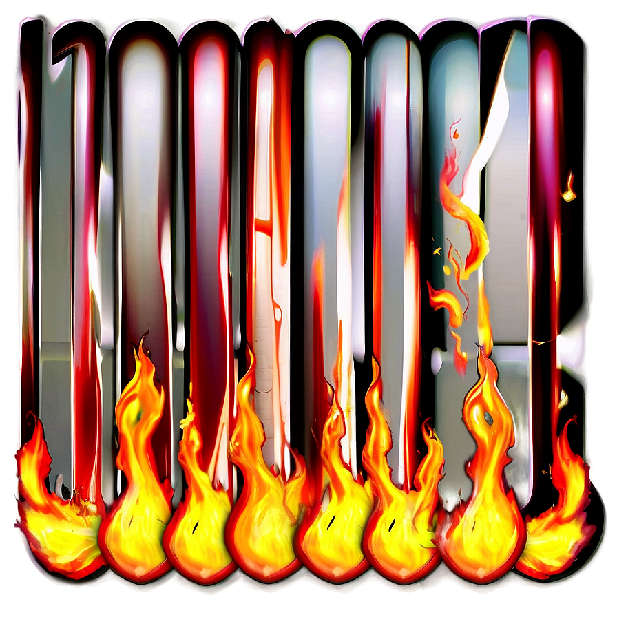 Fiery Red Blaze Png 06252024