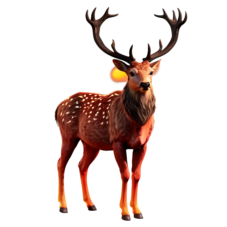 Fiery Stag Png Djq