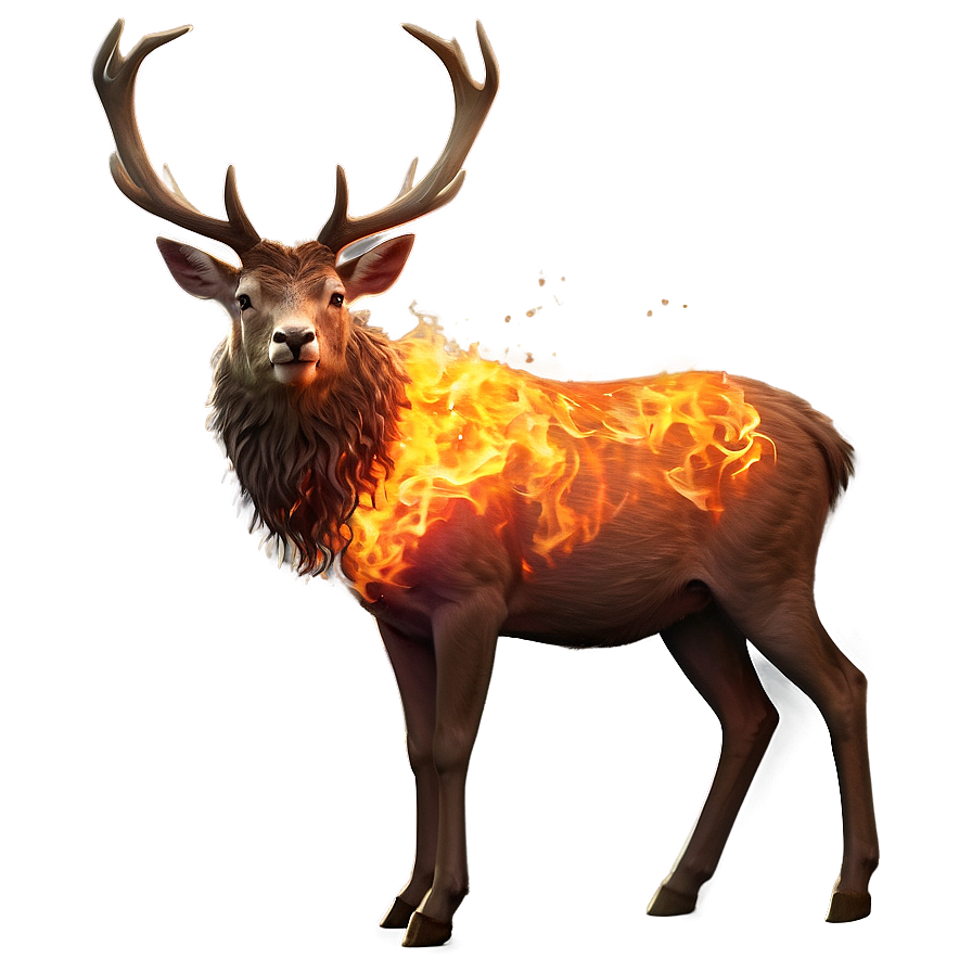 Fiery Stag Png Gdr