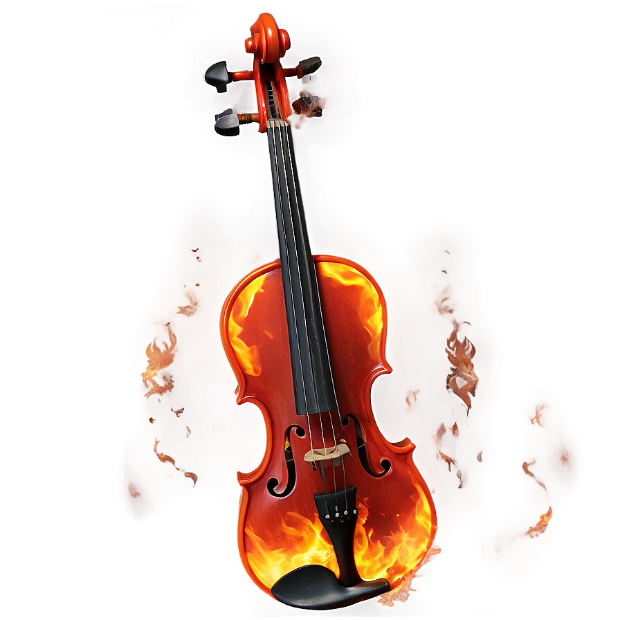 Fiery Violin Png Tsh77