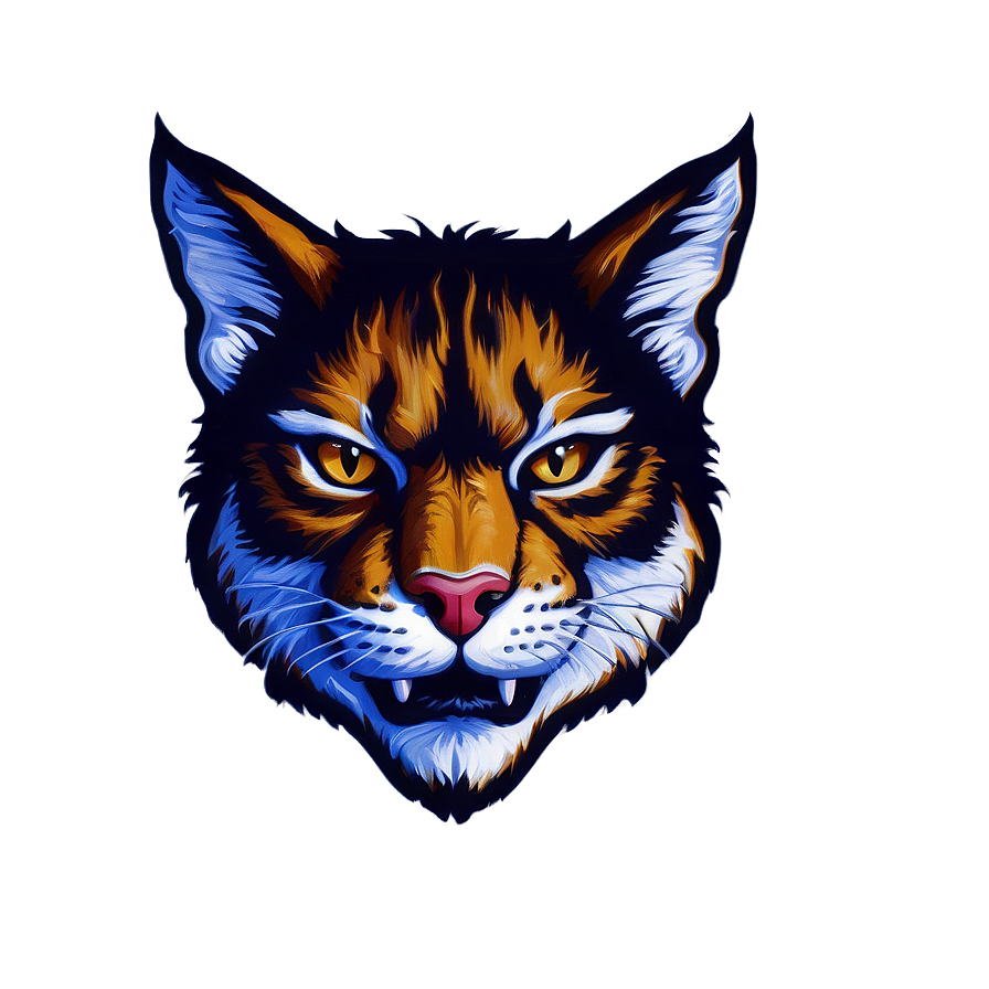 Fiery Wildcat Emblem Png Ssw