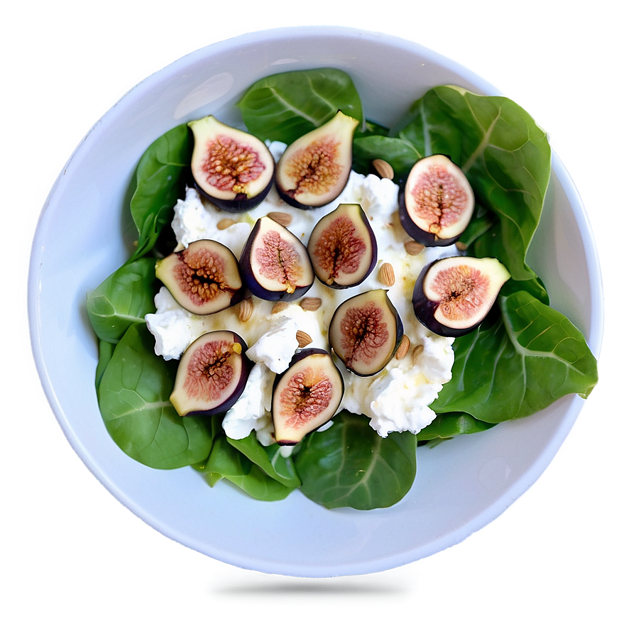 Fig And Goat Cheese Salad Png Odf