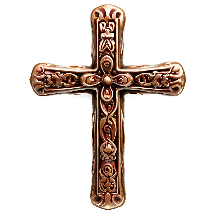 Filigree Cross Symbol Png 06212024