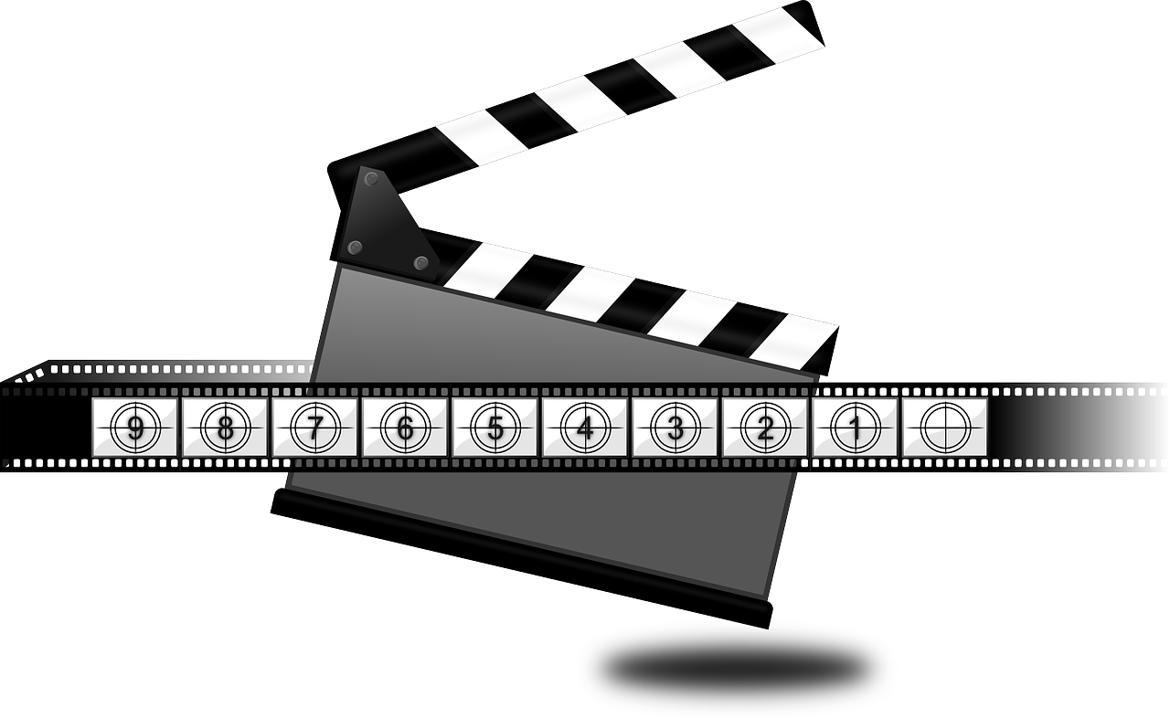Film Clapperboardand Filmstrip Vector