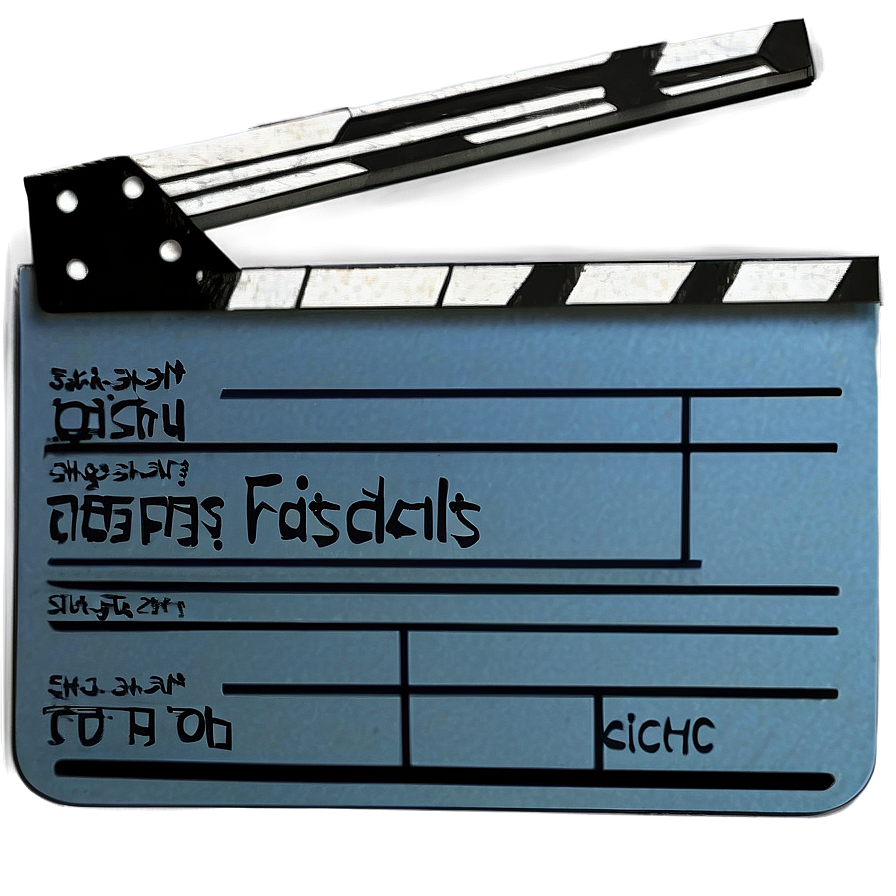 Film Slate Clapperboard Png 7