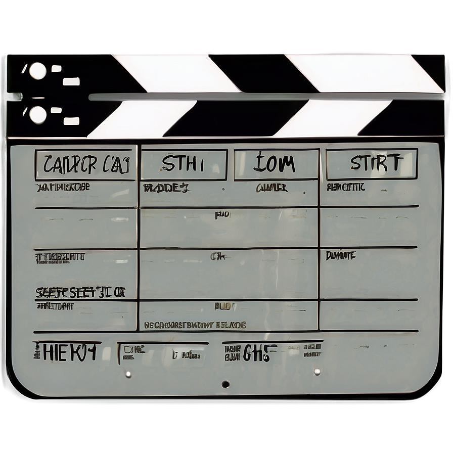 Film Slate Clapperboard Png Yle