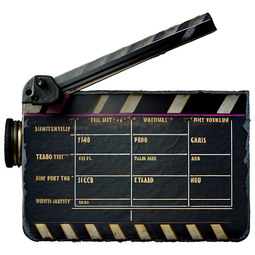 Film Slate For Camera Department Png Ayn72