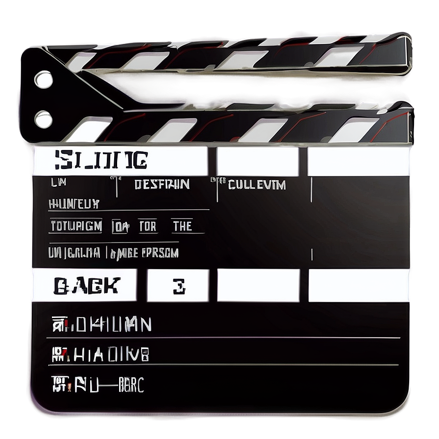 Film Slate For Camera Department Png Ipt51