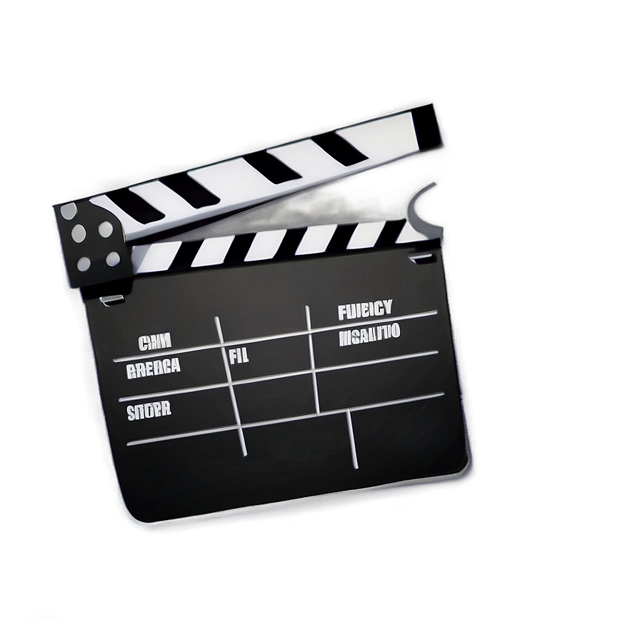 Film Slate For Cinematographers Png 06262024