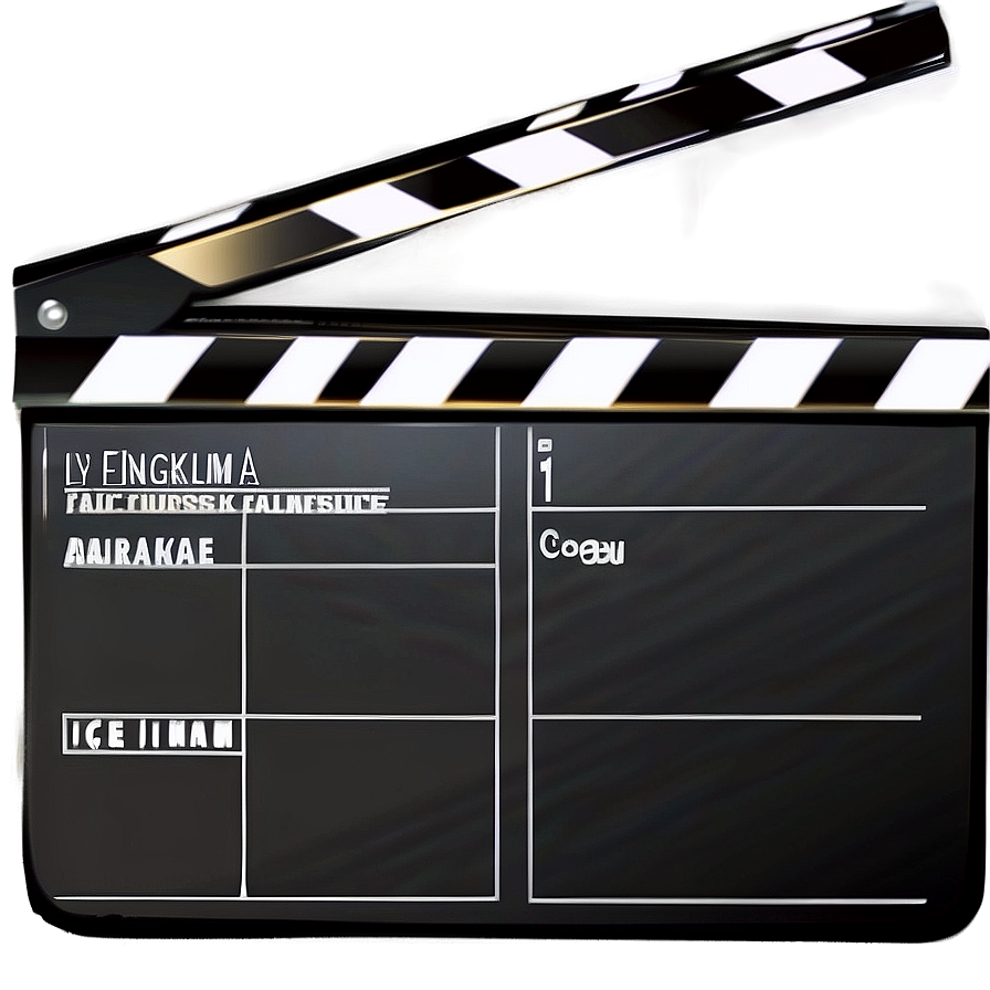 Film Slate For Editing Png 06262024