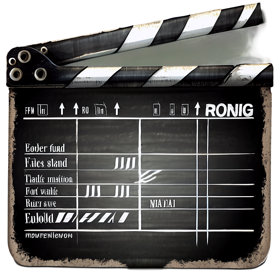 Film Slate For Editing Png Rse