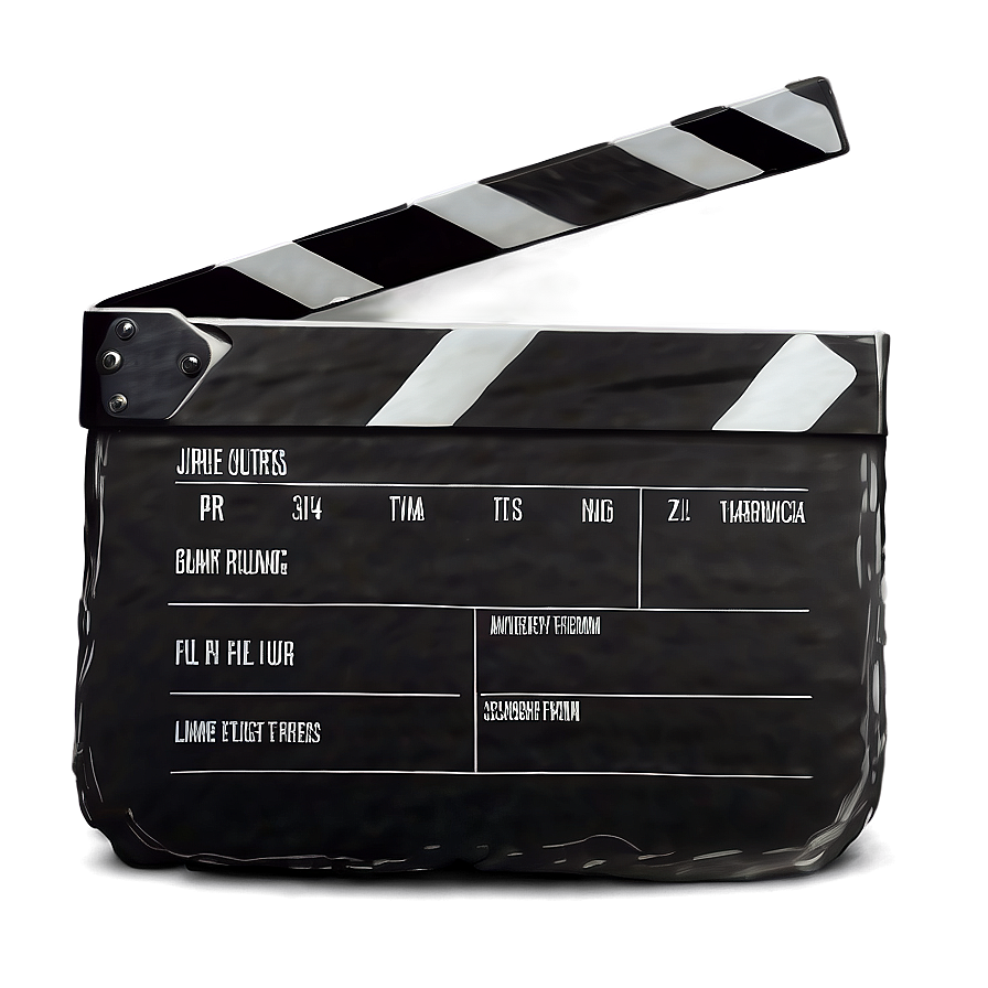 Film Slate For Movie Sets Png 06262024